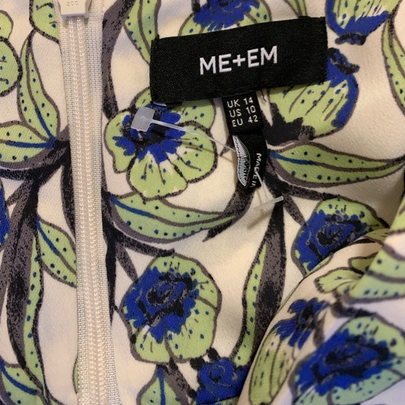 ME+EM Trailing Flower Print Maxi Dress US 10 - Picture 10 of 10